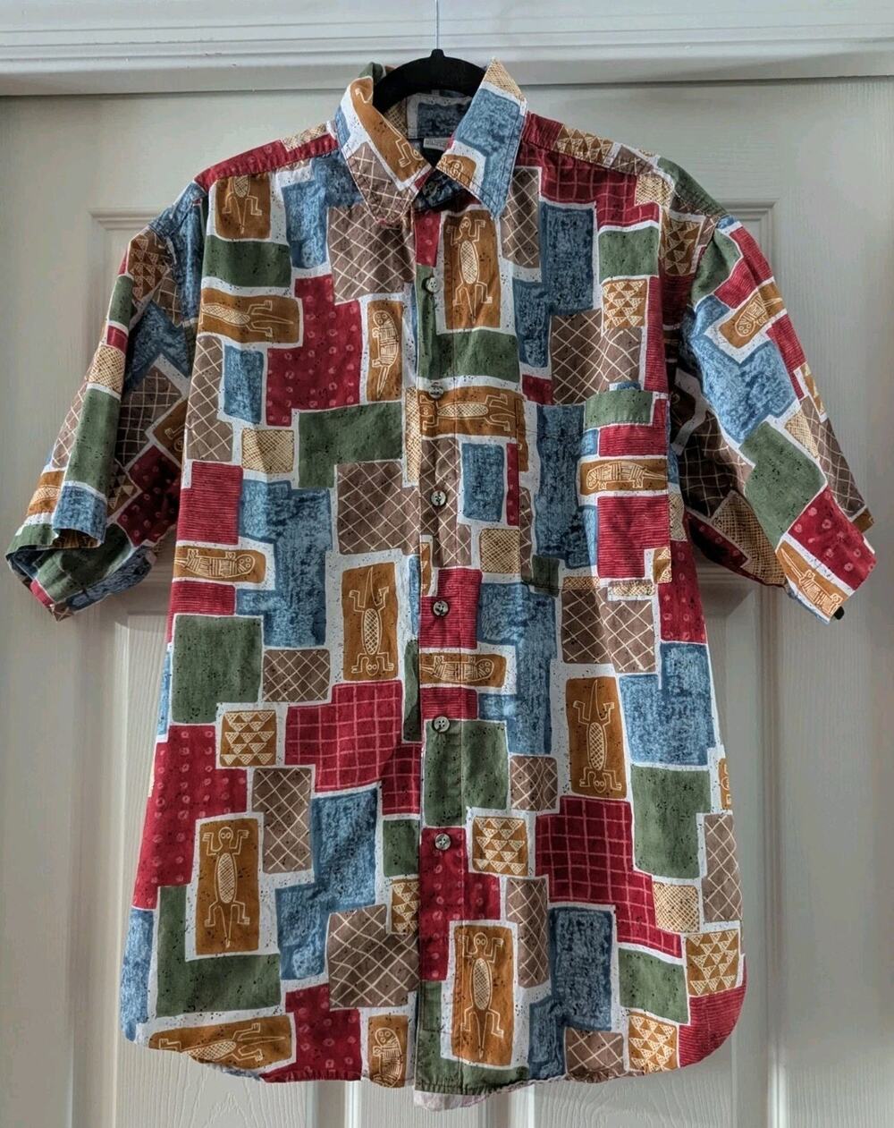 Vintage The Territory Ahead SS Hawaiian Shirt Sz M